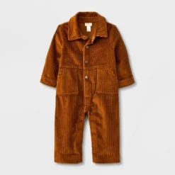 Baby Boys' Corduroy Jumpsuit - Cat & Jack™ Brown -Kid Clothing GUEST 3a096954 b2f3 4ef6 853b 3ad4c2a3a987