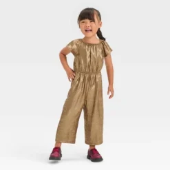 Toddler Girls' Jumpsuit - Cat & Jack™ Gold 7 Toddler Girls' Jumpsuit - Cat & Jack™ Gold -Kid Clothing GUEST 3a6d8966 6ebe 4fe0 9f02 64493a8186fc