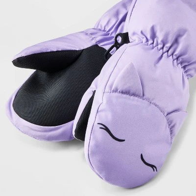 Toddler Girls' Cat Mittens - Cat & Jack™ 3 Toddler Girls' Cat Mittens - Cat & Jack™