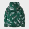 Toddler Boys' Dino Printed Quilted Reversible Puffer Jacket - Cat & Jack™ Dark Green 2 Toddler Boys' Dino Printed Quilted Reversible Puffer Jacket - Cat & Jack™ Dark Green -Kid Clothing GUEST 44047940 1385 418e b8eb 9e40b8ff0335