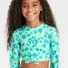 Girls' 'Wild Star' Long Sleeve Bikini Set - Cat & Jack™ 1 Girls' 'Wild Star' Long Sleeve Bikini Set - Cat & Jack™ -Kid Clothing GUEST 4527e1f8 442b 44f4 b0af 6f4546b3e070