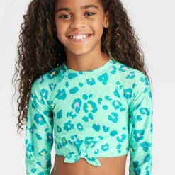 Girls' 'Wild Star' Long Sleeve Bikini Set - Cat & Jack™