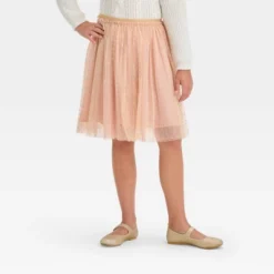 Girls' Embroidered Holiday Skirt - Cat & Jack™ Gold -Kid Clothing GUEST 45535c8e f497 428d bd32 364a710c02d6