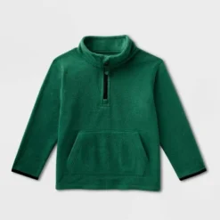 Toddler Boys' Adaptive Fleece Mock Neck Top - Cat & Jack™ Forest Green 9 Toddler Boys' Adaptive Fleece Mock Neck Top - Cat & Jack™ Forest Green -Kid Clothing GUEST 4619f5ed 25fb 4fc6 a408 947dfba39b89