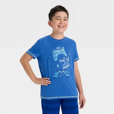 Boys' 2pc Short Sleeve Graphic T-Shirt And Pants Pajama Set - Cat & Jack™ 4 Boys' 2pc Short Sleeve Graphic T-Shirt And Pants Pajama Set - Cat & Jack™ - Image 2