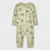 Baby Ribbed Snap Adaptive Romper - Cat & Jack™ Green 1 Baby Ribbed Snap Adaptive Romper - Cat & Jack™ Green -Kid Clothing GUEST 477393e7 8e63 412f adc3 a58565e0bb28