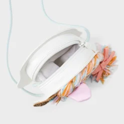 Girls' Unicorn Shaped With Braided Mane Crossbody Bag - Cat & Jack™️ White: Faux Leather, Structured Design 7 Girls' Unicorn Shaped With Braided Mane Crossbody Bag - Cat & Jack™️ White: Faux Leather, Structured Design -Kid Clothing GUEST 48b41a9f 102f 4a5a 8059 36c08e542722