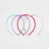 Girls' 4pk Heart And Butterfly Glitter Headband Set - Cat & Jack™: Hair Styling Accessories, All Hair Types, Plastic, Recycled Polyester -Kid Clothing GUEST 4ba7dd67 b03f 4ae5 96f1 2fa8f8374eb6