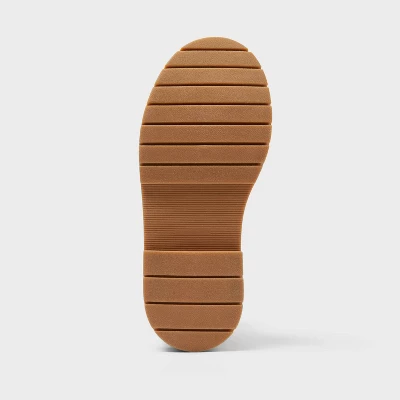 Girls' Lug Sole Boots - Cat & Jack™ Cognac 5 Girls' Lug Sole Boots - Cat & Jack™ Cognac - Image 3