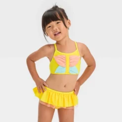 Toddler Girls' Butterfly Bikini Set - Cat & Jack™ Yellow -Kid Clothing GUEST 4d3ac563 4e05 41c6 b988 13d6020333f5