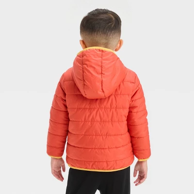 Toddler Reversible Cozy Puffer Jacket - Cat & Jack™ 3 Toddler Reversible Cozy Puffer Jacket - Cat & Jack™