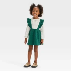 Toddler Girls' Long Sleeve Skirtall Set - Cat & Jack™ Green 6 Toddler Girls' Long Sleeve Skirtall Set - Cat & Jack™ Green -Kid Clothing GUEST 4e222b0c 8033 48b9 9377 d91464c26ea9