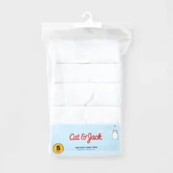 Boys' 5pk Tank Tops - Cat & Jack™ White
