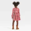 Toddler Girls' Plaid Long Sleeve Dress - Cat & Jack™ -Kid Clothing GUEST 4f4dbf60 0d8c 4707 beb1 3d554889505c
