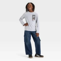 Boys' Long Sleeve 'Gray Wolf' Graphic T-Shirt - Cat & Jack™ Light Gray 7 Boys' Long Sleeve 'Gray Wolf' Graphic T-Shirt - Cat & Jack™ Light Gray -Kid Clothing GUEST 4fb48095 3fe1 47d7 ac6e b8c5d72439aa