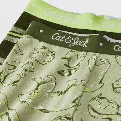 Toddler Boys' 4pc Polar Bear & Forest Animal Pajama Set - Cat & Jack™ Brown 4 Toddler Boys' 4pc Polar Bear & Forest Animal Pajama Set - Cat & Jack™ Brown - Image 2