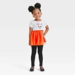 Toddler Girls' Cat Short Sleeve Top & Tulle Set - Cat & Jack™ Cream 7 Toddler Girls' Cat Short Sleeve Top & Tulle Set - Cat & Jack™ Cream -Kid Clothing GUEST 51887d8d ade1 4260 ad6c 702bad743aa0