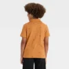 Boys' Short Sleeve Printed Polo Shirt - Cat & Jack™ Orange -Kid Clothing GUEST 526bdcca 7dba 455c b7eb c83c43fe63ad