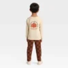 Toddler Boys' Long Sleeve Pumpkin Spice French Terry Shirt And Pants Set - Cat & Jack™ Khaki -Kid Clothing GUEST 527c3603 4287 4089 8fba d3ed246df7b3