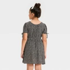 Girls' Short Sleeve Woven Dress - Cat & Jack™