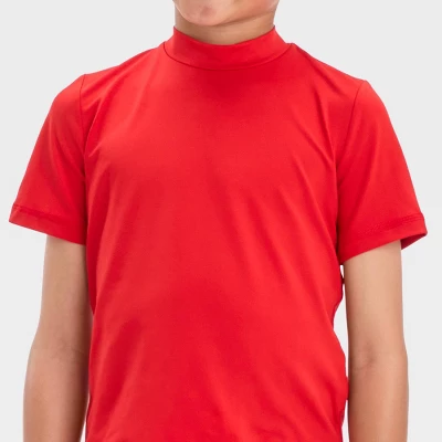 Boys' Solid Rash Guard Top - Cat & Jack™ Red 3 Boys' Solid Rash Guard Top - Cat & Jack™ Red