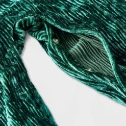 Baby Girls' Crinkle Crushed Velour Romper With Headband - Cat & Jack™ Green 8 Baby Girls' Crinkle Crushed Velour Romper With Headband - Cat & Jack™ Green -Kid Clothing GUEST 57de12f6 fd42 4a54 a405 1b423532242e