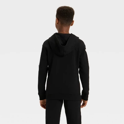 Boys' Halloween 'Glow In The Dark' Zip-Up Hooded Sweatshirt - Cat & Jack™ Black 4 Boys' Halloween 'Glow In The Dark' Zip-Up Hooded Sweatshirt - Cat & Jack™ Black - Image 2