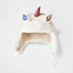 Toddler Girls' Unicorn Trapper Hat - Cat & Jack™ White 7 Toddler Girls' Unicorn Trapper Hat - Cat & Jack™ White -Kid Clothing GUEST 58bfb667 3e11 45a2 a742 429711d5af23