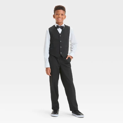 Boys' Tuxedo Suit Jacket - Cat & Jack™ Black 4 Boys' Tuxedo Suit Jacket - Cat & Jack™ Black - Image 2