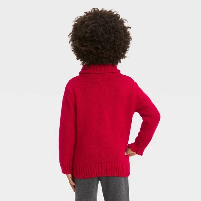Toddler Boys' Shawl Collar Sweater - Cat & Jack™ Red 3 Toddler Boys' Shawl Collar Sweater - Cat & Jack™ Red