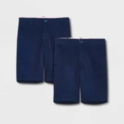 Girls' 2pk Uniform Chino Shorts - Cat & Jack™ Blue 7 Girls' 2pk Uniform Chino Shorts - Cat & Jack™ Blue -Kid Clothing GUEST 5a322122 a808 4080 955c 06286e826e72