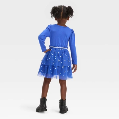 Toddler Girls' Dove Tutu Dress - Cat & Jack™ Blue 3 Toddler Girls' Dove Tutu Dress - Cat & Jack™ Blue