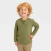 Toddler Boys' 3pk Washed Henley Long Sleeve T-Shirt - Cat & Jack™ -Kid Clothing GUEST 5bc2ddf6 2be7 422e 9d18 6093a7076c07