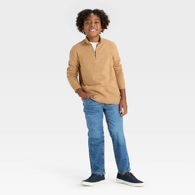 Boys' Quarter Zip Pullover Sweater - Cat & Jack™ 4 Boys' Quarter Zip Pullover Sweater - Cat & Jack™ - Image 2