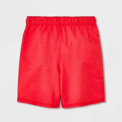Boys' 2pk Adaptive Knit Pull-On Shorts - Cat & Jack™ Red/Black 3 Boys' 2pk Adaptive Knit Pull-On Shorts - Cat & Jack™ Red/Black