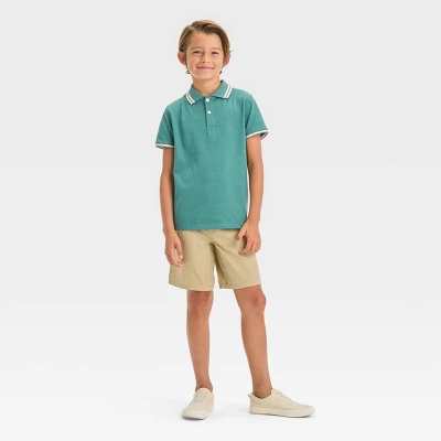 Boys' Flat Front 'At The Knee' Chino Shorts - Cat & Jack™ 4 Boys' Flat Front 'At The Knee' Chino Shorts - Cat & Jack™ - Image 2