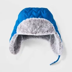 Toddler Boys' Quilted Trapper Hat - Cat & Jack™ Blue 7 Toddler Boys' Quilted Trapper Hat - Cat & Jack™ Blue -Kid Clothing GUEST 5f10fbc5 1aff 4017 a605 6e04197cf770