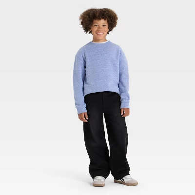 Boys' Solid Pullover Sweatshirt - Cat & Jack™ 4 Boys' Solid Pullover Sweatshirt - Cat & Jack™ - Image 2