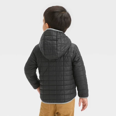 Toddler Puffer Jacket - Cat & Jack™ Black 3 Toddler Puffer Jacket - Cat & Jack™ Black