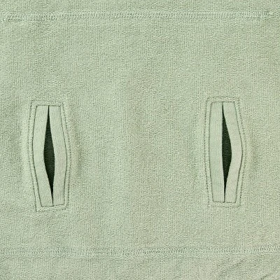 Boys' Adaptive French Terry Top & Bottom Set - Cat & Jack™ Olive Green 5 Boys' Adaptive French Terry Top & Bottom Set - Cat & Jack™ Olive Green - Image 3