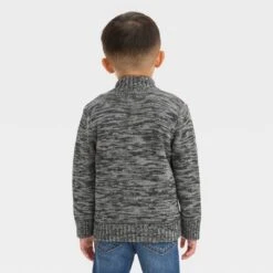 Toddler Boys' Quilted Zip-Up Sweater - Cat & Jack™