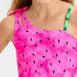 Girls' 'One In A Melon' Fruit Printed One Piece Swimsuit - Cat & Jack™