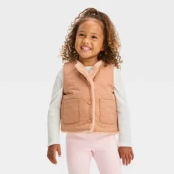 Toddler Girls' Quilted Reversible Jacket - Cat & Jack™ Beige 7 Toddler Girls' Quilted Reversible Jacket - Cat & Jack™ Beige -Kid Clothing GUEST 636c37d0 f0d3 4c66 8b52 88ac045e9bb5