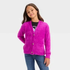 Girls' Long Sleeve Layering Cardigan - Cat & Jack™ 9 Girls' Long Sleeve Layering Cardigan - Cat & Jack™ -Kid Clothing GUEST 63b9727e af25 4952 b470 25adb44f3179