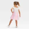 Toddler Girls' Star Short Sleeve Dress - Cat & Jack™ Cream -Kid Clothing GUEST 6442cdf9 d749 4858 8cee 4a7c18a03521