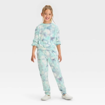 Girls' Microfleece Pullover Sweatshirt - Cat & Jack™ 4 Girls' Microfleece Pullover Sweatshirt - Cat & Jack™ - Image 2