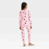 Kids' Long Sleeve Halloween Witch Cats Snuggly Soft Pajama Set - Cat & Jack™ Pink 2 Kids' Long Sleeve Halloween Witch Cats Snuggly Soft Pajama Set - Cat & Jack™ Pink -Kid Clothing GUEST 65284b18 c528 4de5 9a95 885605ce0bfd