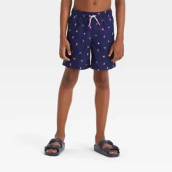 Boys' Shapes Printed Swim Shorts - Cat & Jack™ Blue 7 Boys' Shapes Printed Swim Shorts - Cat & Jack™ Blue -Kid Clothing GUEST 65915a58 4680 4bf2 844b ec026ebdba42