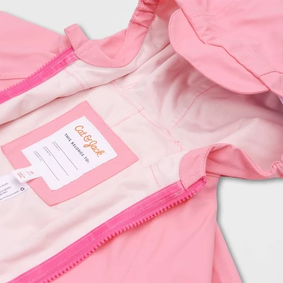 Toddler Rainsuit - Cat & Jack™ Pink 4 Toddler Rainsuit - Cat & Jack™ Pink - Image 2