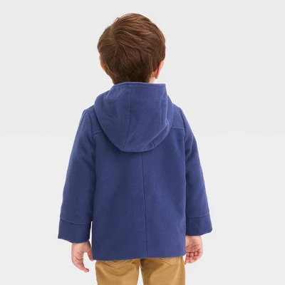 Toddler Boys' Wool Duffel Coat - Cat & Jack™ 3 Toddler Boys' Wool Duffel Coat - Cat & Jack™